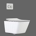 Sleek White Modern Toilet Design With Gray Wall And Control Panel In Contemporary Bathroom Interior
