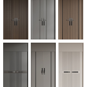 Double Door Double Door Office Door Villa Door Security Door Entry Door 3d model