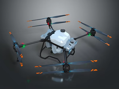 Multirotor Aerial Drone For Space Exploration Research And Satellite Deployment 3d model