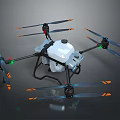 Multirotor Aerial Drone For Space Exploration Research And Satellite Deployment