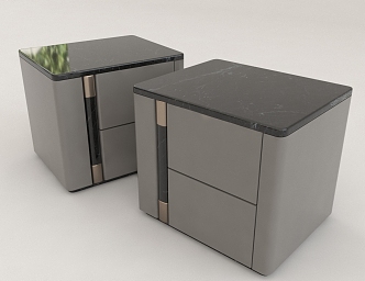 Bedside table 3d model