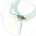 Luxury Residential Aerial Planning Layout With Lush Green Landscaping Modern Buildings And Water Features