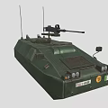 Armored Vehicle Light Machine Gun Armored Vehicle Transporter Armored Vehicle Launcher Infantry Fighting Vehicle Low Face Number Low Model Simple Model Video Class Super Realistic High Precision 3d model