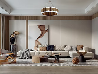 modern living room sofa 3d model