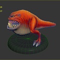 Monster Monster Monster Monster Monster Warrior Alien Monster Alien Monster 3d model