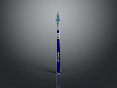 ARM & HAMMER Blue Toothbrush With Soft Bristles And Ergonomic Handle 3d model
