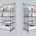 Sturdy Metal Multi Tier Display Shelves For Newspapers Magazines And Merchandise Storage