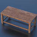 Solid Wood Tea Table And Chairs With Natural Wood Grain Simple Design For Tea Room