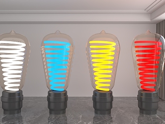 Modern lamps 3d model