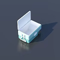 Storage basket toolbox plastic frame goods frame fruit frame 3d model
