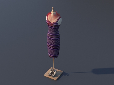 Modern Skirt Model 3d model