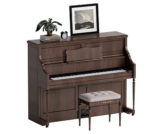 Classical Piano Modern Piano 3d model