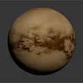 Cosmic Exploration Of Pluto Dwarf Planet With Surface Features And Celestial Details