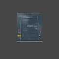 Amazon Prime Delivery Van Blue Commercial Logistics Service Vehicle With Brand Logo