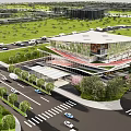 Modern Stadium Architecture Stadium Architecture 3d model
