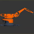 Modern Robot Arm Robot Arm Mechanical Arm Robot Arm Robot Head 3d model