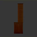 Classic Wooden Bookcase With Multiple Open Shelves And Bottom Cabinet For Home Office Storage