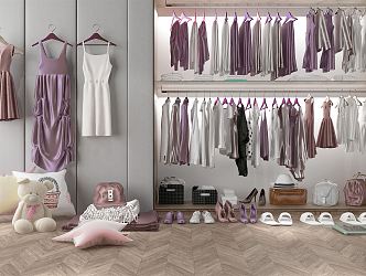 Modern wardrobe 3d model