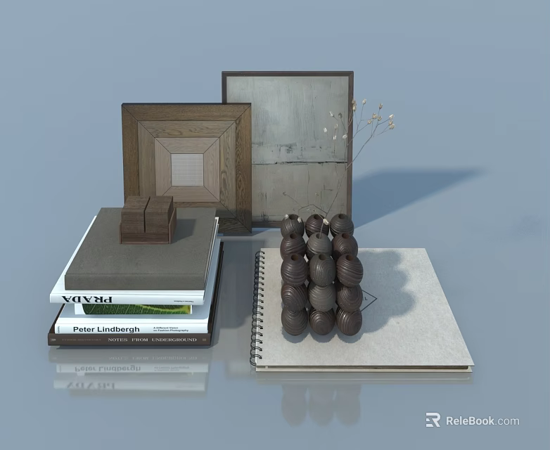 Modern Swing Door With Wooden Frame Design For Home Interior Decoration 3d model 