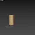 Minimalist Table Lamp With Beige Cylindrical Lampshade And Wooden Base