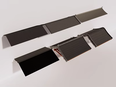 Solar panels 3d model