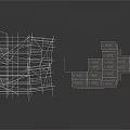 Building Structure With Metal Frame And Modular Gray Panel Components