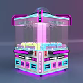 Modern doll machine game machine video game city video game gift machine gashapon machine vending machine doll machine island machine claw machine 3d model