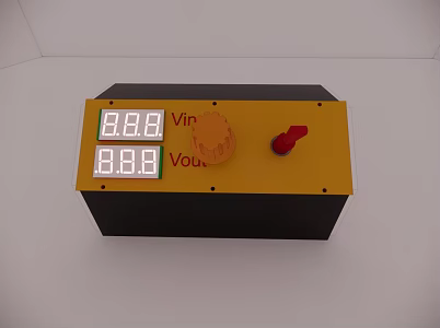 Adjustable Voltage Buck Converter Power Supply 3d model