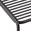 Black Metal Chair With Sleek Modern Design For Home Dining Furniture