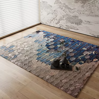 New Chinese Carpet 3d model