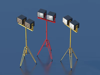 Searchlight engineering lamp lighting lamp 3d model