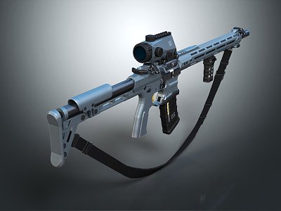 Modern rifle sniper rifle sight sniper rifle sci-fi sniper rifle semi-automatic rifle model