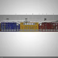 Industrial Style Shopping Mall Lobby With Exposed Pipes Metal Structures And Loft Signage