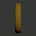 Shiny Gold Ring With Smooth Polished Surface Classic Design Fashion Accessory
