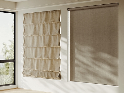 Curtain draw 3d model