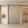 Entrance aisle partition 3d model