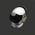 Sci-Fi Helmet Alien Helmet High Tech Helmet Game Helmet 3d model