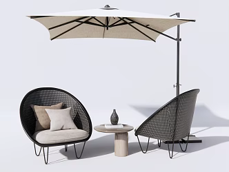 Modern outdoor sofa 3d model