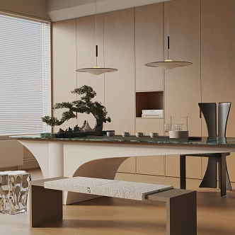 Modern Tea Room 3d model