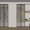 Elegant Modern Wardrobe Interior Design With Glass Doors Hanging Clothes And Shelves