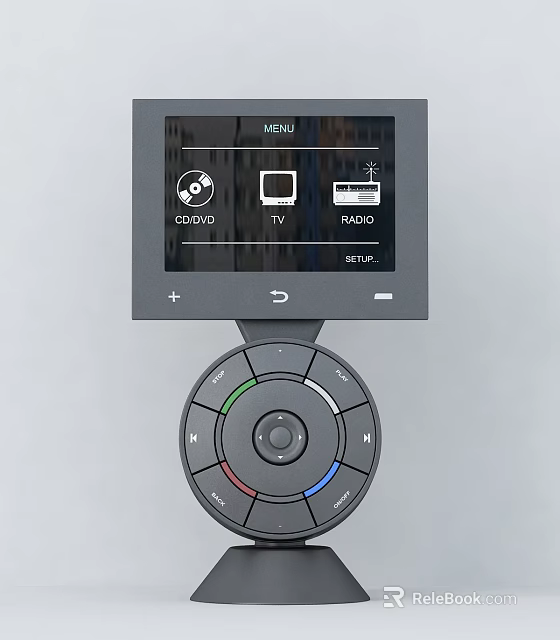 Headphone Speaker Audio System Featuring Media Control CD DVD TV Radio Modes 3d model 