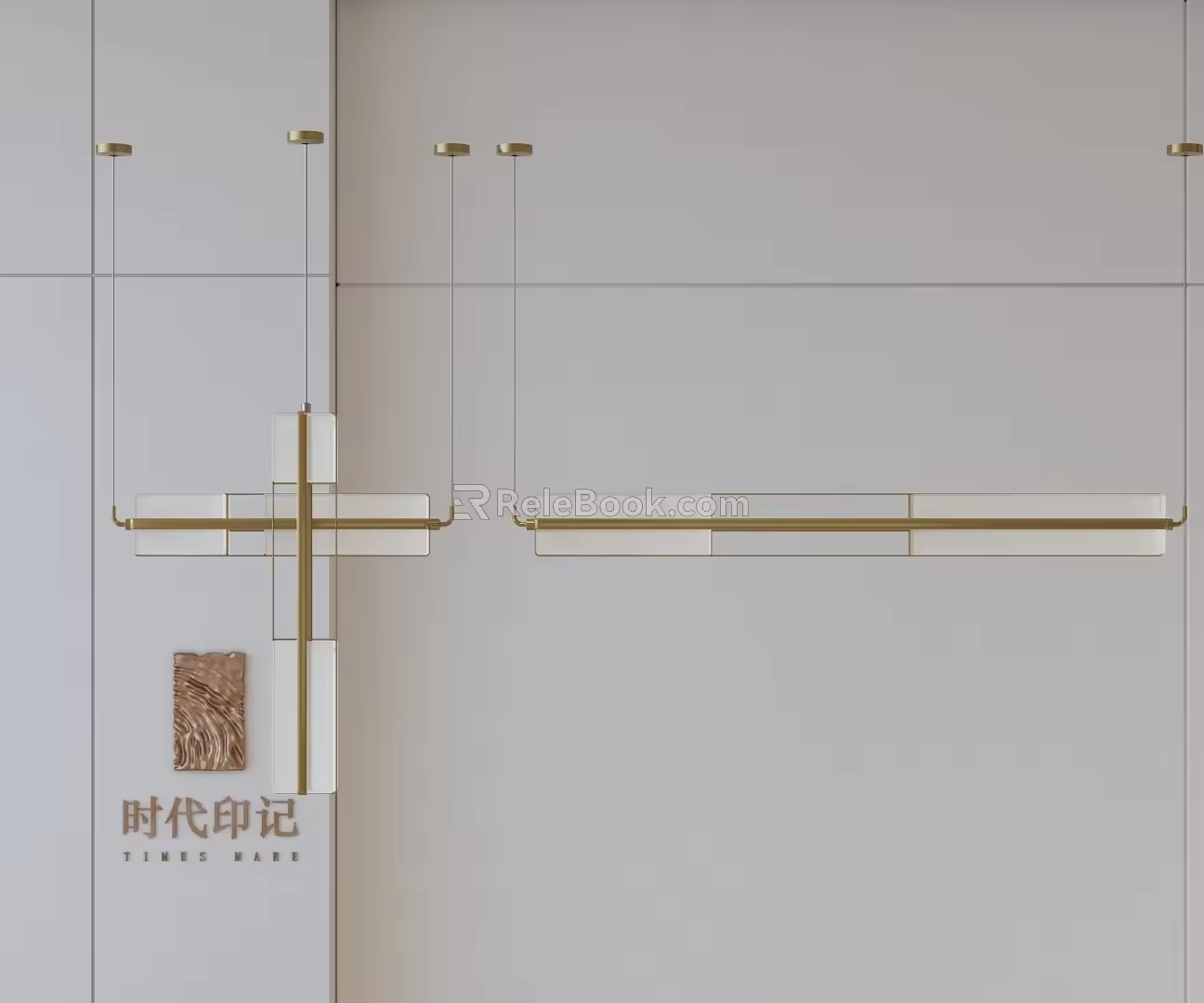 Modern chandelier 3d model