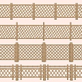 Bamboo Fence Garden Bamboo Fence Anti-corrosion Bamboo Fence Partition Bamboo Bamboo Fence 3d model