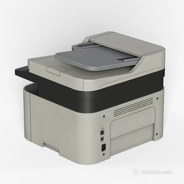 High Performance Multifunction Printer for Business Use With Paper Tray Design 3d model