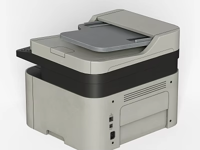 Modern Printer Modern Machine Equipment Printer Office 3d model