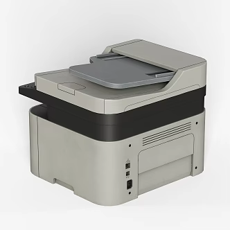 Modern Printer Modern Machine Equipment Printer Office 3d model
