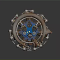 Modern Engine Jet Engine Aircraft Engine 3d model