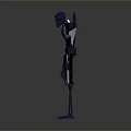 Robot Assistant Small Robot Butler Robot Butler Figure Game Figure 3d model
