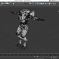 Robot AI Intelligent Robot Artificial Intelligent Robot Low Face Number Low Model Simple Model Game Sub-era Film and Television Level Super Realism 3d model