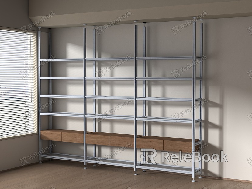 Modern aluminum profile storage rack model